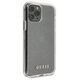 Original Case IPHONE 11 PRO MAX Guess Hard Case Glitter (GUHCN65PCGLSI) silver 3700740476505