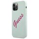 Original Case IPHONE 12 PRO MAX Guess Hardcase Silicone Vintage (GUHCP12LLSVSBF) light blue 3700740495230
