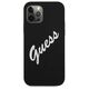 Original Case IPHONE 12 PRO MAX Guess Hardcase Silicone Vintage (GUHCP12LLSVSBW) black 3700740495292