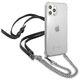 Original Case IPHONE 12 / 12 PRO Guess Hardcase 4G Silver Chain (GUHCP12MKC4GSSI) transparent 3666339003586