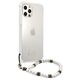 Original Case IPHONE 12 / 12 PRO Guess Hardcase White Pearl (GUHCP12MKPSWH) transparent 3666339003739