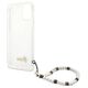 Original Case IPHONE 12 / 12 PRO Guess Hardcase White Pearl (GUHCP12MKPSWH) transparent 3666339003739