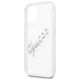 Original Case IPHONE 12 / 12 PRO Guess Hardcase Vintage Script Silver (GUHCP12MKTRSVSI) transparent 3666339004361