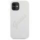 Original Case IPHONE 12 MINI Guess Hardcase Script Vintage (GUHCP12SLSVSCR) beige 3700740495094