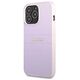 Original Case IPHONE 13 PRO Guess Saffiano Hot Stamp & Metal Logo (GUHCP13LPSASBPU) purple 3666339047863