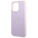 Original Case IPHONE 13 PRO Guess Saffiano Hot Stamp & Metal Logo (GUHCP13LPSASBPU) purple 3666339047863