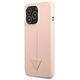 Case IPHONE 13 PRO Guess Hardcase Silicone Triangle (GUHCP13LSLTGP) pink 3666339041014