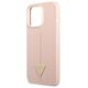 Case IPHONE 13 PRO Guess Hardcase Silicone Triangle (GUHCP13LSLTGP) pink 3666339041014