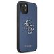 Original Case IPHONE 13 MINI Guess Hardcase Saffiano 4G Metal Logo (GUHCP13SSA4GSBL) blue 3666339024116