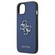 Original Case IPHONE 13 MINI Guess Hardcase Saffiano 4G Metal Logo (GUHCP13SSA4GSBL) blue 3666339024116