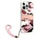Original Case IPHONE 13 PRO MAX Guess Hardcase Camo Strap Collection (GUHCP13XKCABPI) pink 3666339023188
