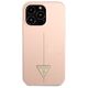 Case IPHONE 13 PRO MAX Guess Hardcase Silicone Triangle (GUHCP13XSLTGP) pink 3666339041021