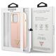 Case IPHONE 13 PRO MAX Guess Hardcase Silicone Triangle (GUHCP13XSLTGP) pink 3666339041021
