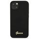 Original Case IPHONE 13 Guess Hardcase Silicone Script Gold Logo Magsafe (GUHMP13MLSLMGBK) black 3666339037093
