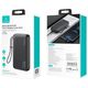 Powerbank 20000mAh PB60 22.5W 2xUSB QC3.0 + USB-C PD3.0 + Micro USB External Battery Fast Charge Usams US-CD168 black 6958444974385