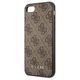 Original Case IPHONE SE 2022 / SE 2020 / 7 / 8 Guess Hard Case 4G Metal Gold Logo (GUHCI8G4GFBR) brown 3700740493953