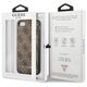 Original Case IPHONE SE 2022 / SE 2020 / 7 / 8 Guess Hard Case 4G Metal Gold Logo (GUHCI8G4GFBR) brown 3700740493953