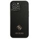 Case IPHONE 13 PRO Guess Hardcase Saffiano 4G Small Metal Logo (GUHCP13LPS4MK) black 3666339047948
