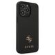 Case IPHONE 13 PRO Guess Hardcase Saffiano 4G Small Metal Logo (GUHCP13LPS4MK) black 3666339047948