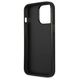 Original Case IPHONE 13 PRO Guess Hardcase Saffianotriangle Logo (GUHCP13LPSATLG) silver 3666339040376