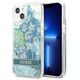 Case IPHONE 13 Guess Hardcase Flower Liquid Glitter (GUHCP13MLFLSN) green 3666339041366