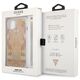 Case IPHONE 13 MINI Guess Hardcase Flower Strap (GUHCP13SHFLSD) gold 3666339040512