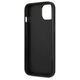 Original Case IPHONE 13 MINI Guess Hardcase Saffianotriangle Logo (GUHCP13SPSATLG) silver 3666339040352