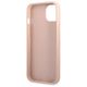Original Case IPHONE 13 MINI Guess Hardcase Saffianotriangle Logo (GUHCP13SPSATLP) pink 3666339040390