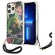 Case IPHONE 13 PRO MAX Guess Hardcase Flower Strap (GUHCP13XHFLSB) blue 3666339040468