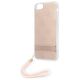 Case IPHONE SE 2022 / SE 2020 / 7 / 8 Guess Hardcase 4G Print Strap (GUOHCI8H4STP) pink 3666339055202