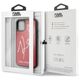 Original Case IPHONE 11 PRO MAX Karl Lagerfeld Hard Case Signature Glitter (KLHCN65DLKSRE) red 3700740467589