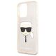 Original Case IPHONE 13 PRO Karl Lagerfeld Hardcase Glitter Karl`s Head (KLHCP13LKHTUGLGO) gold 3666339027599