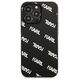 Original Case IPHONE 13 PRO Karl Lagerfeld Hardcase Allover (KLHCP13LPULMBK3) black 3666339049706