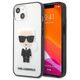 Original Case IPHONE 13 MINI Karl Lagerfeld Ikonik Karl (KLHCP13SHIKCK) transparent 3666339028015