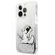Original Case IPHONE 13 PRO MAX Karl Lagerfeld Hardcase Liquid Glitter Choupette Fun (KLHCP13XGCFS) silver 3666339029005