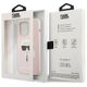 Original Case IPHONE 13 PRO MAX Karl Lagerfeld Hardcase Silicone Karl`s Head (KLHCP13XSLKHLP) light pink 3666339027766