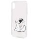 Original Case IPHONE X / XS Karl Lagerfeld Hardcase Choupette Fun (KLHCPXCFNRC) transparent 3700740435984