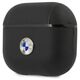 Original Case APPLE AIRPODS 3 BMW Cover Geniune Leather Silver Logo (BMA3SSLBK) black 3666339009427
