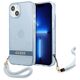Case IPHONE 13 Guess Hardcase Translucent Stap (GUHCP13MHTSGSB) blue 3666339040680