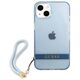 Case IPHONE 13 Guess Hardcase Translucent Stap (GUHCP13MHTSGSB) blue 3666339040680
