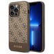 Original Case IPHONE 14 PRO Guess Hard Case 4G Stripe Collection brown 3666339088521