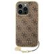Original Case IPHONE 14 PRO Guess Hardcase 4G Charms Collection brown 3666339094171