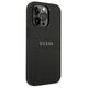 Original Case IPHONE 14 PRO Guess Saffiano Strap black 3666339088606