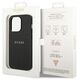 Original Case IPHONE 14 PRO Guess Saffiano Strap black 3666339088606