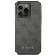 Original Case IPHONE 14 PRO MAX Guess Hard Case 4G Metal Gold Logo gray 3666339094065