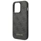 Original Case IPHONE 14 PRO MAX Guess Hard Case 4G Metal Gold Logo gray 3666339094065