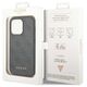 Original Case IPHONE 14 PRO MAX Guess Hard Case 4G Metal Gold Logo gray 3666339094065