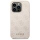 Original Case IPHONE 14 PRO MAX Guess Hard Case 4G Metal Gold Logo pink 3666339094140
