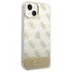 Original Case IPHONE 14 PLUS Guess Hardcase 4G Pattern Script gold 3666339090517