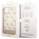 Original Case IPHONE 14 PLUS Guess Hardcase 4G Pattern Script gold 3666339090517